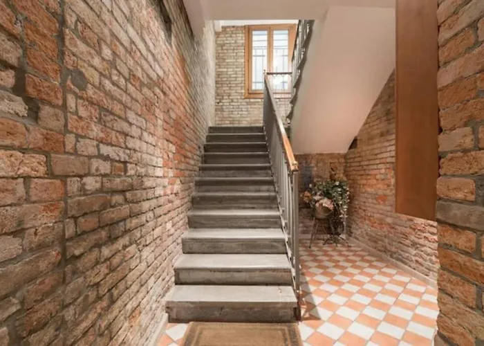 Ca’ Pesaro rooftop terrace apartment.
