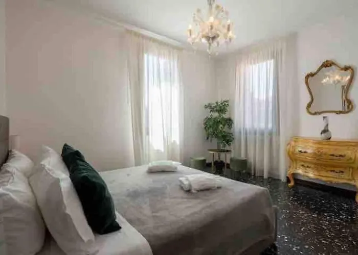 Ca’ Pesaro rooftop terrace apartment.